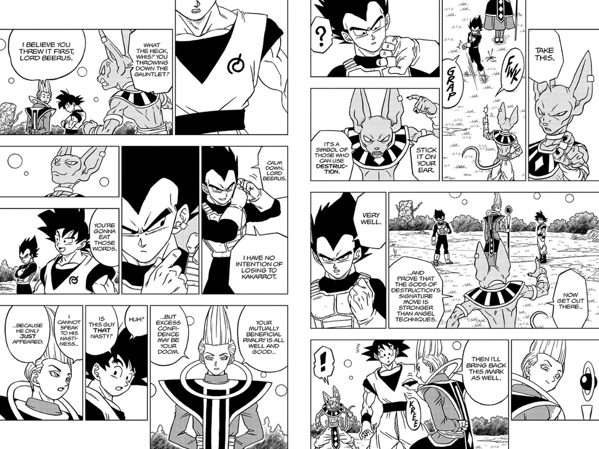 Dragon Ball Super: Goku i Vegeta poznają modyfikacje projektowania kostiumów
