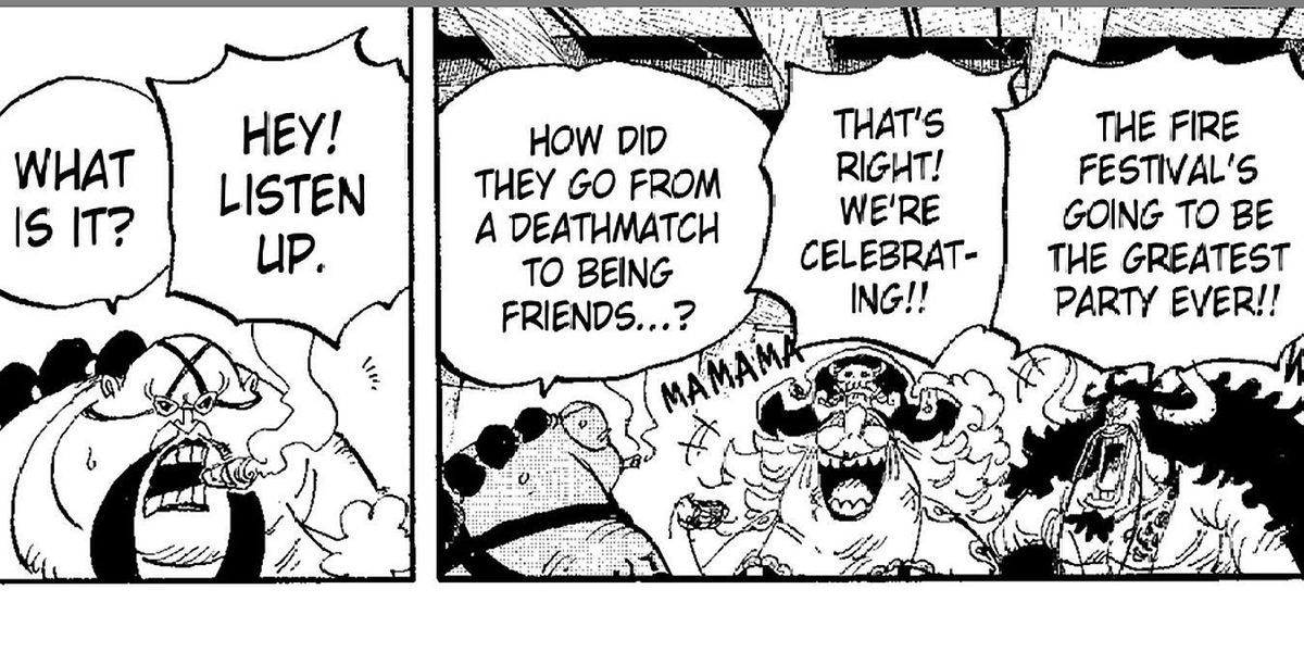 „One Piece Vol.“ 95: Kaido ir didžioji mama iškyla krentant septyniems karo vadams