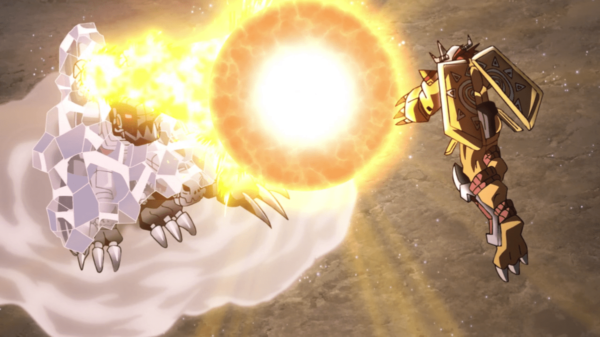 „Digimon Adventure“ „Cliffhanger“ gali nustatyti „WarGreymon“ atgimimą