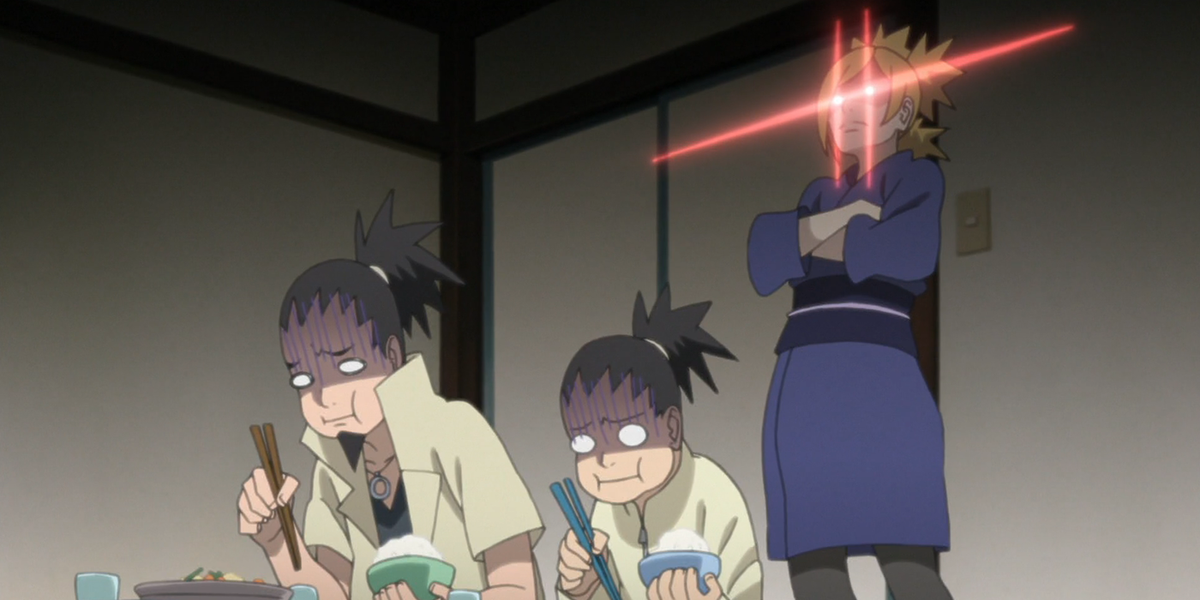 Naruto: Ožalošćeni oblaci sadrže najbolji trenutak Shikamaru-a i Temarija