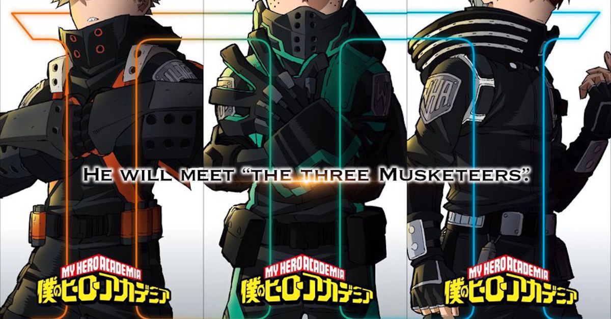 My Hero Academia Images Tease a Three Musketeers-Themed Third Movie