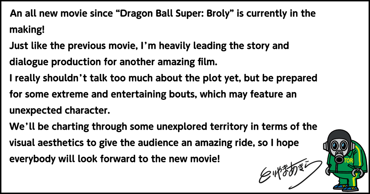Új Dragon Ball Super Movie hivatalosan megerősítve 2022-re