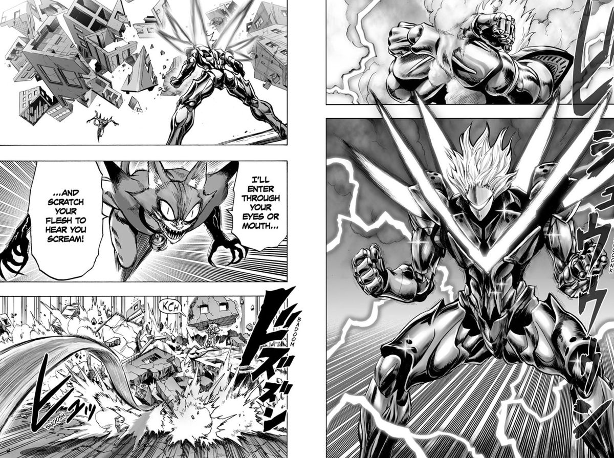 One-Punch Man: En stor S-klasse helt lige gik ... Super Saiyan?!?