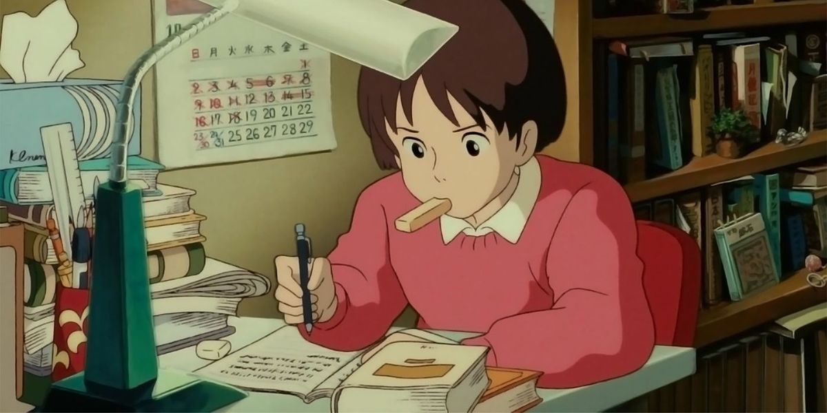 Jūs varat pateikties Studio Ghibli par YouTube Lofi Anime Study Girl