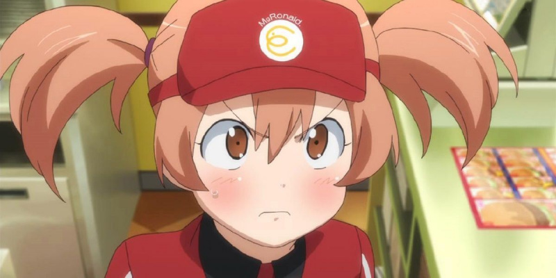 hataraku maou-sama chiho naštvaný