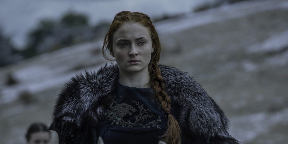Sansa gra o tron ​​w 8. sezonie