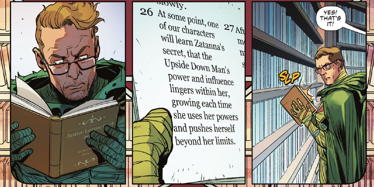 Ang Justice League Madilim na Mga Pahiwatig sa isang Mapanganib na Lihim Sa Loob ng Zatanna