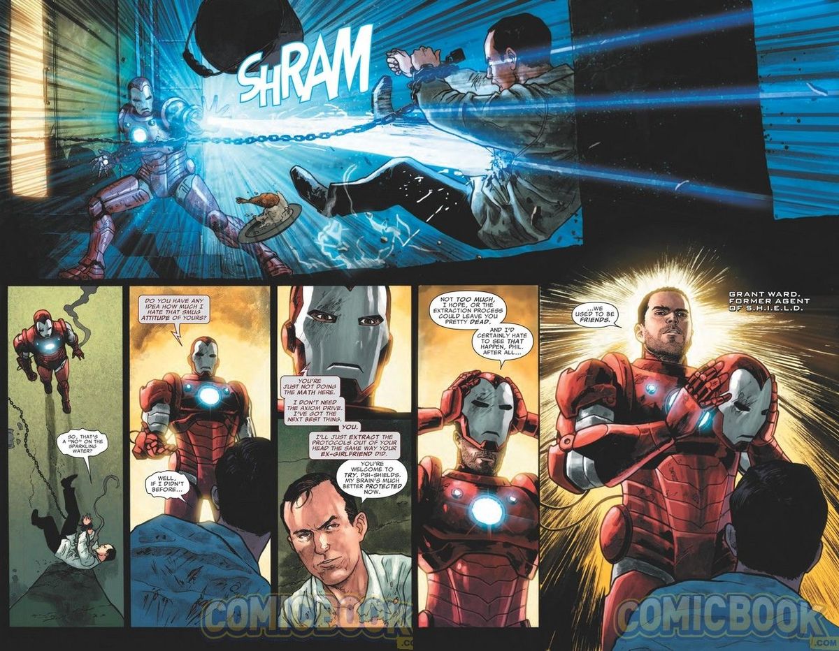 Grant Ward s’incorpora a l’univers Marvel Comics a ‘Agents of SHIELD’ # 5