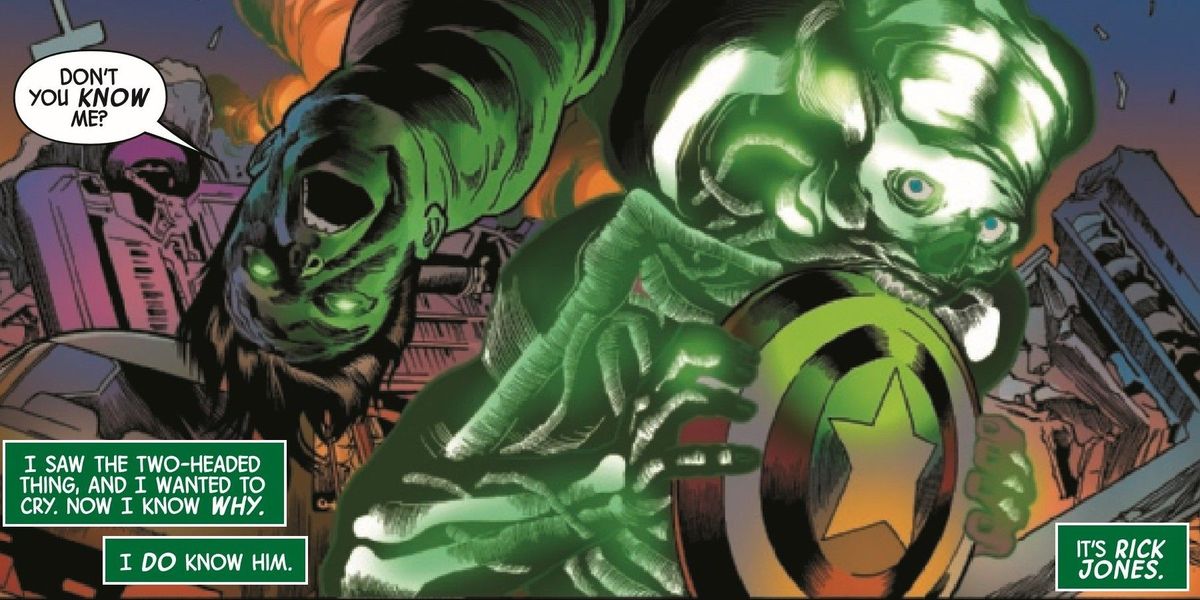Ang Immortal Hulk ay Nagbibigay kay Captain America ng isang Nakakasakit na Reunion