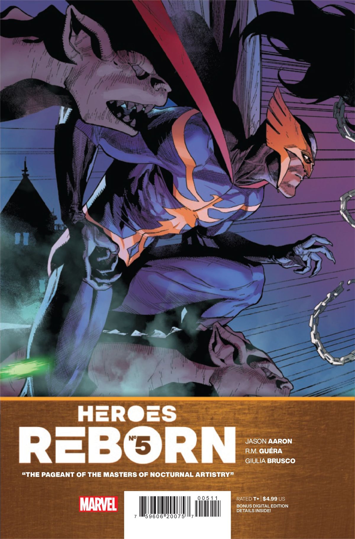 PREVIEW: Heroes Reborn #5 herschept Kravens laatste jacht met een Batman-twist (exclusief)