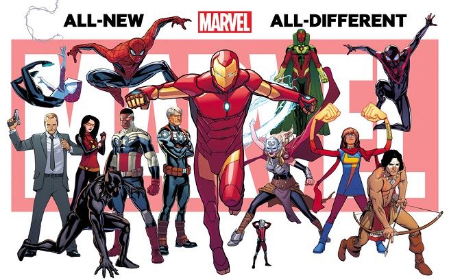 Marvel brengt teaser uit voor 'All-New, All-Different Marvel Universe'