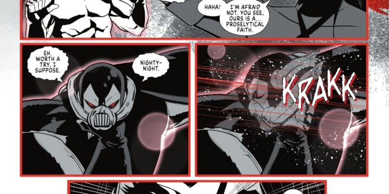 Bane je pravkar utrpel brutalno (in ironično) smrt v DC proti vampirjem