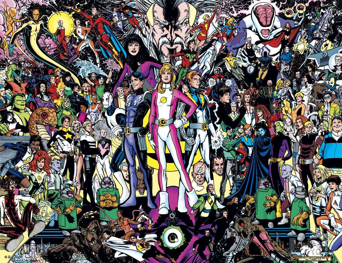 Το DC Mocked Marvel's Infamous Avengers επανεκκίνηση με το Legion of Super-Heroes