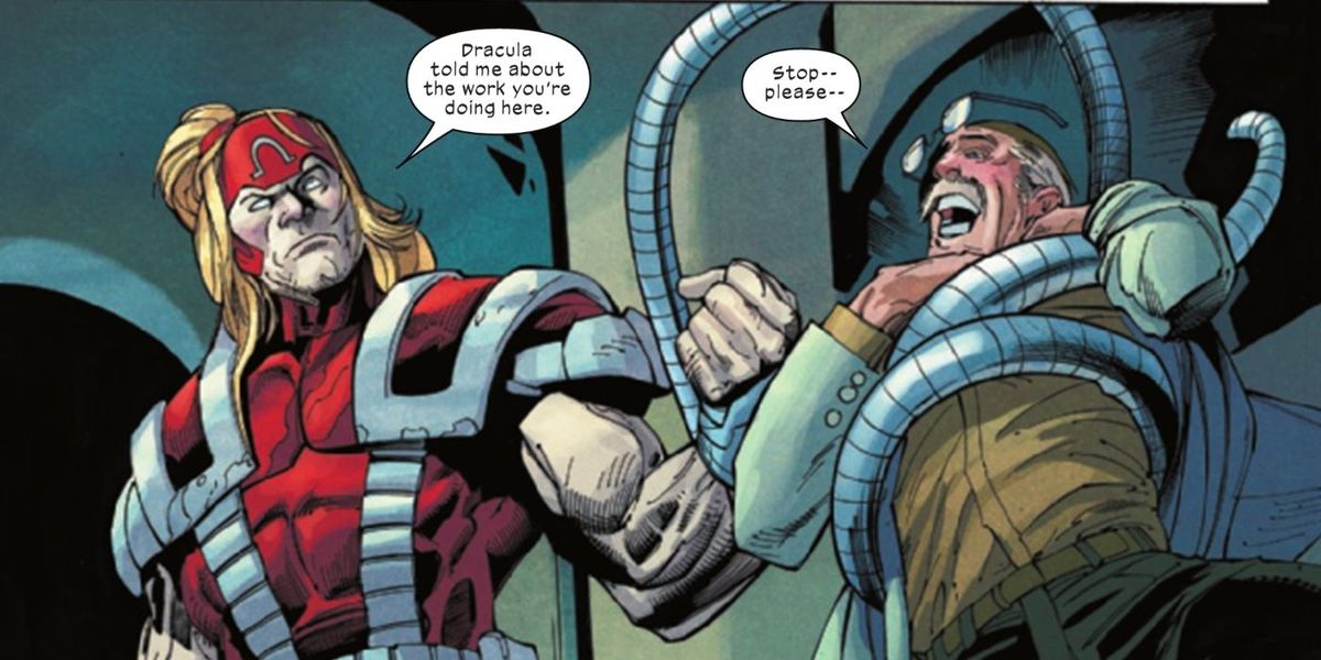 Omega Red viser jerv og X-Force hvis side han virkelig er på