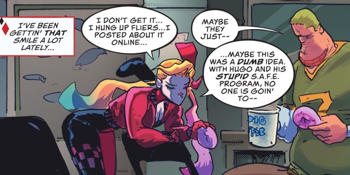 Harley Quinn heeft een unieke manier gevonden om de slachtoffers van Joker War te helpen