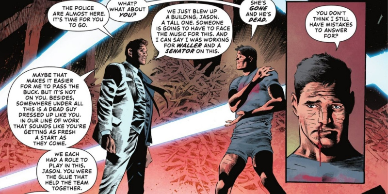Nedavni konflikt Jasona Todda posnema eno od Nightwingovih zgodb