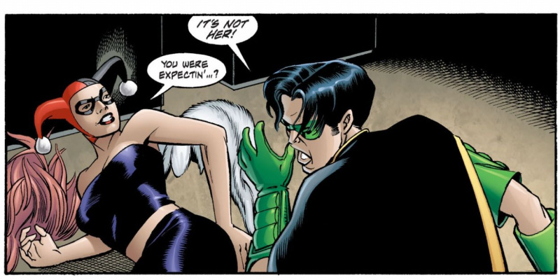  Robin sorpreso da Harley Quinn sotto mentite spoglie