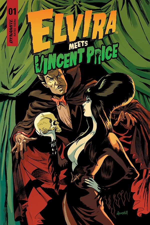 Elvira fait équipe avec Vincent Price pour sa prochaine bande dessinée