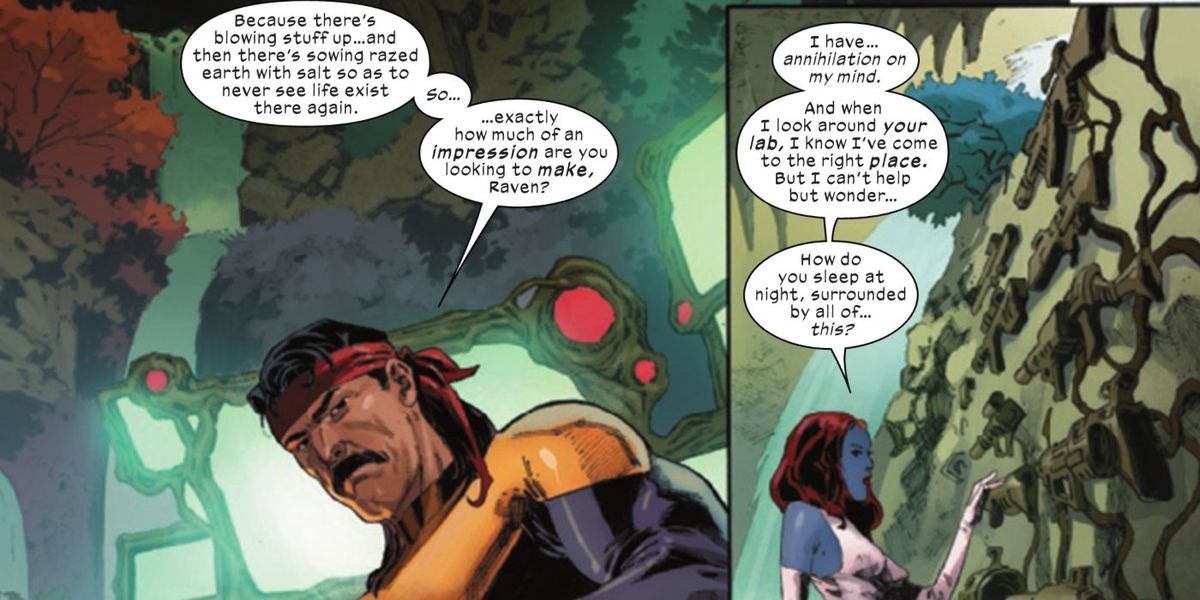 אקס-מן שולח מיסטיקה לאקס שלה כדי לנסות להציל את גורלה