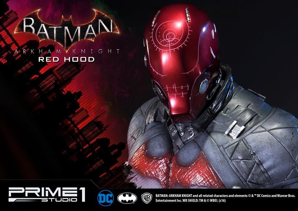 Batman: La caputxeta vermella d'Arkham Knight aconsegueix l'estàtua per gentilesa de Prime 1 Studio