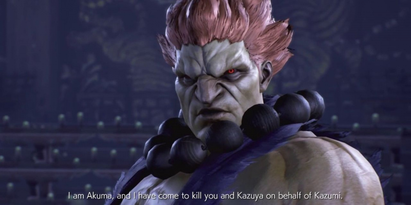 Akuma teatab oma kavatsusest tappa Heihachi ja Kazuya Tekken 7 loo režiimis