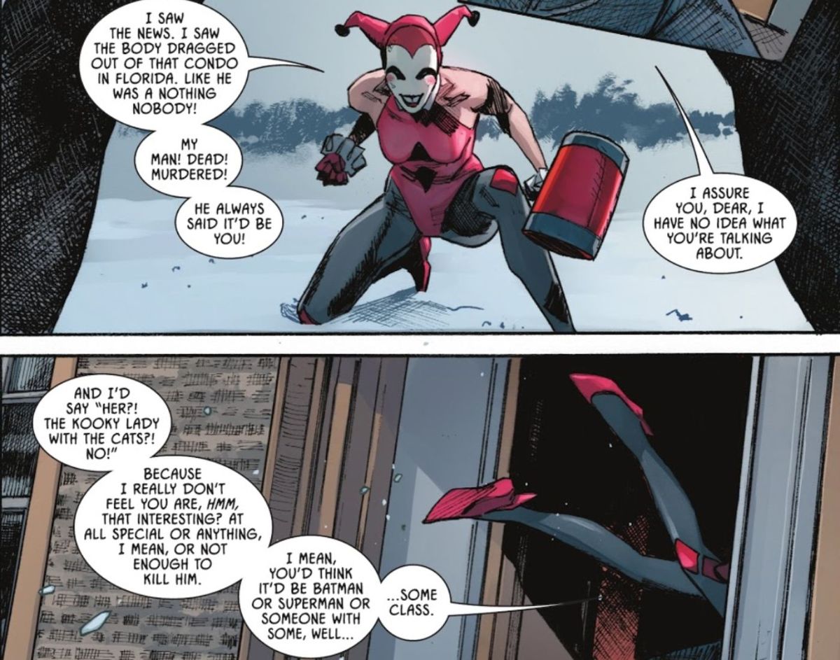 Harley Quinn은 배트맨 악당이 항상 조커를 겁 먹은 것을 밝혔습니다.