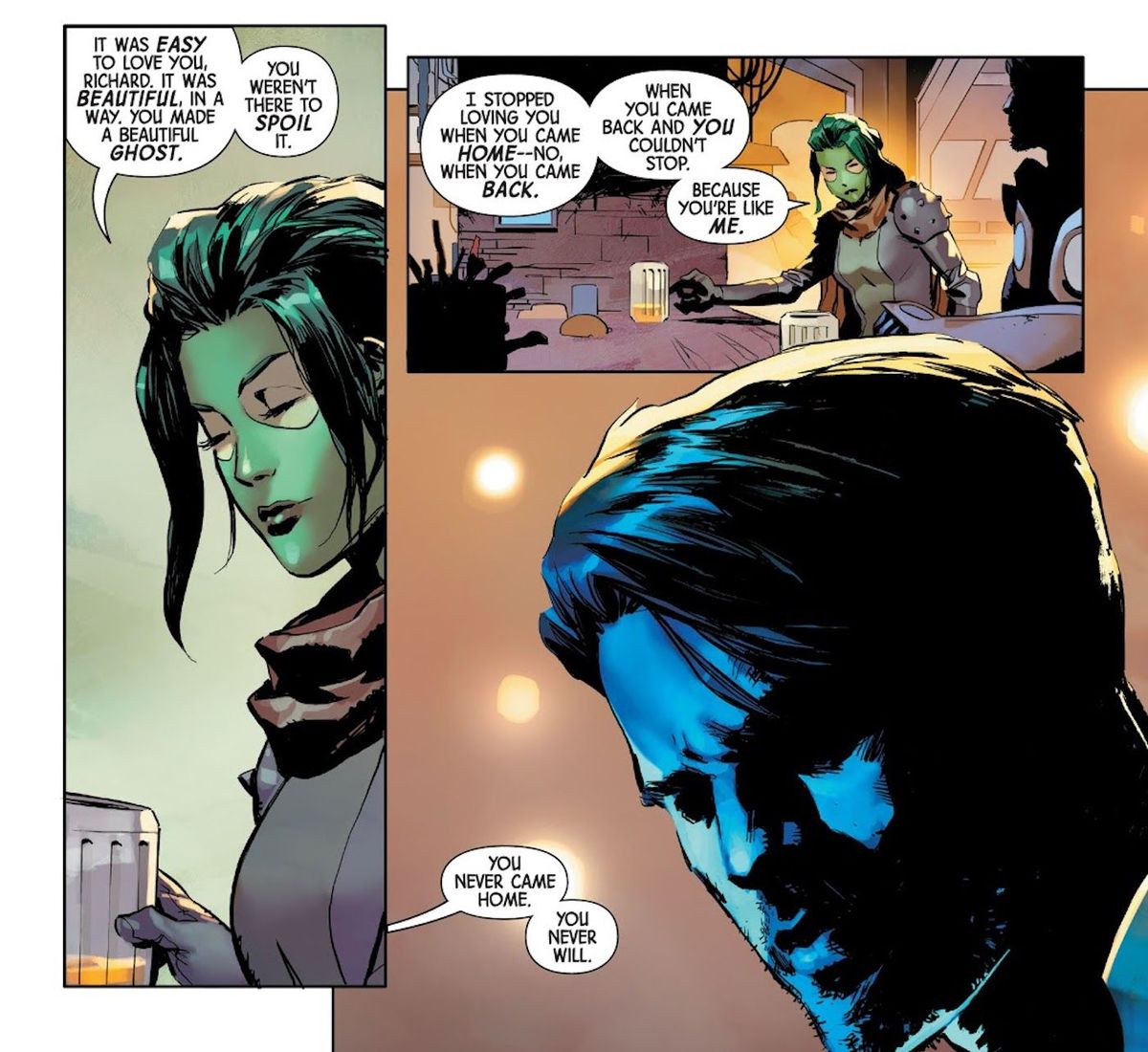 Guardiani della Galassia rivela finalmente perché Gamora ha scelto Star-Lord su Nova