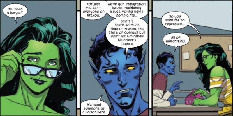She-Hulk saa täydellisen yhteyden X-Meniin – ja se voisi tulla MCU:lle