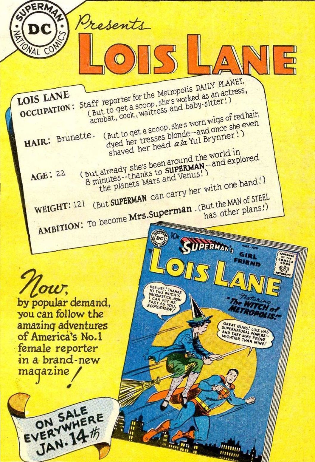 Qui est plus âgé, Superman ou Lois Lane ? (C'est compliqué)