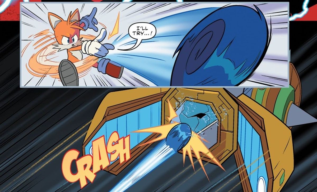 X-Men: Sonic and Tails si půjčil Wolverinův Fastball Special