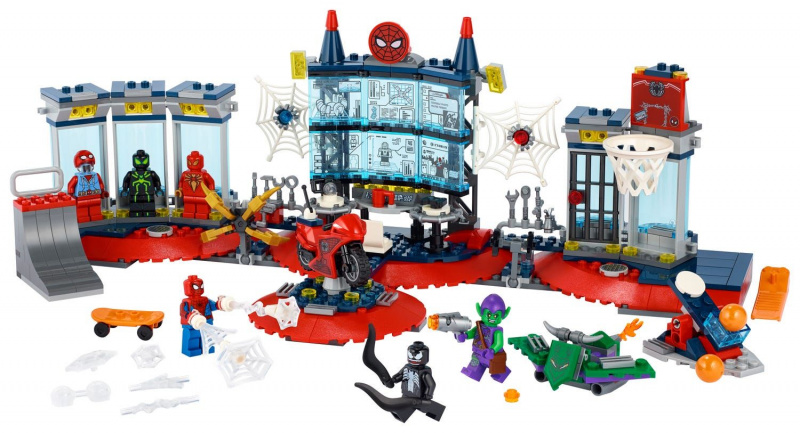 يحصل Spider-Man على مقره الرئيسي على طراز Batcave من LEGO