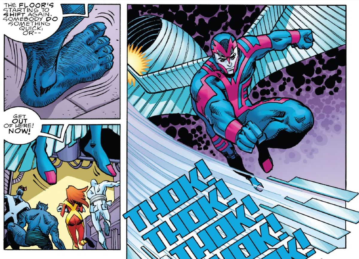 Možje X: Kako je nadangel rešil ekipo Marvel iz lastne ladje