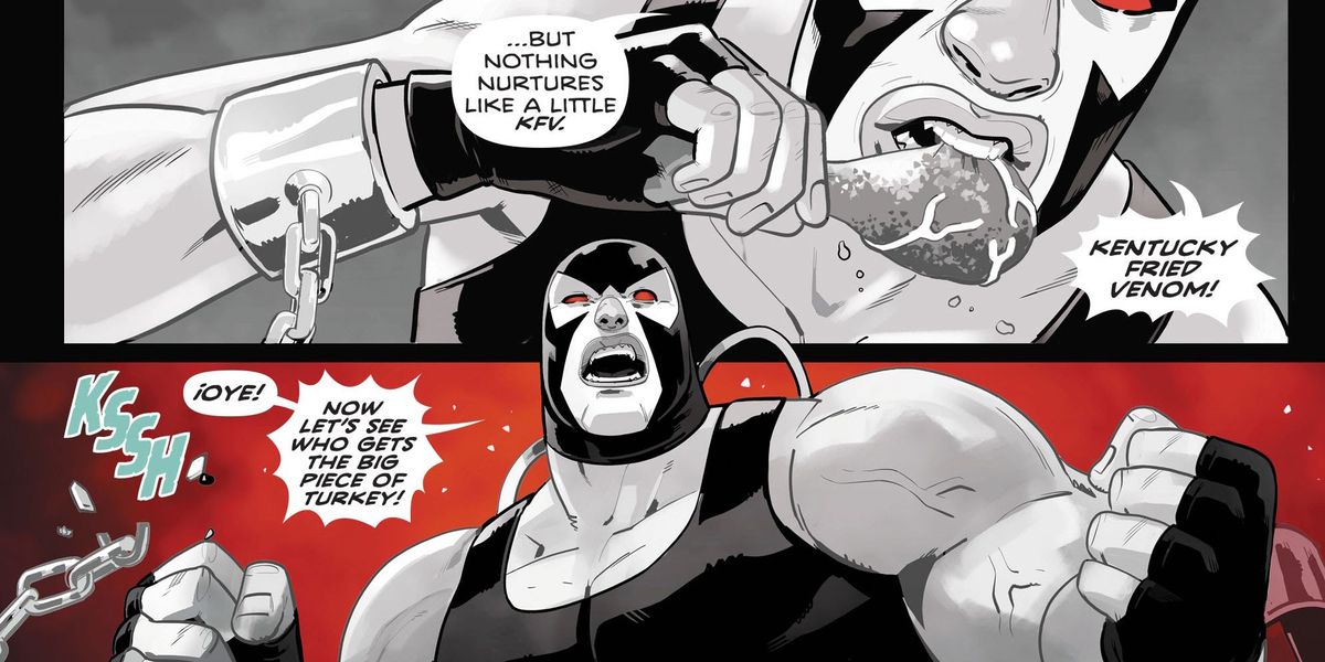Batman: Bane heeft zojuist superkracht gekregen van ... een kalkoenpoot ?!