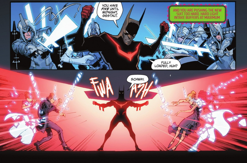 DC מציג לראשונה את חליפת העטלף החדשה של Batman Beyond ואחד מהשדרוגים העיקריים שלו
