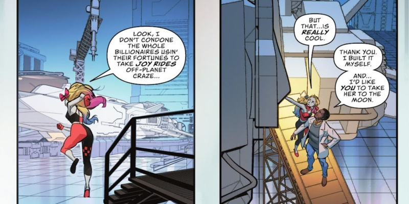 De nieuwste missie van Harley Quinn combineert Suicide Squad met - Interstellar?!