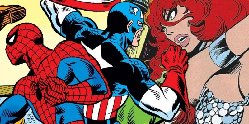   Marvel Team-Up Spider-Man Captain America ja Red Sonja