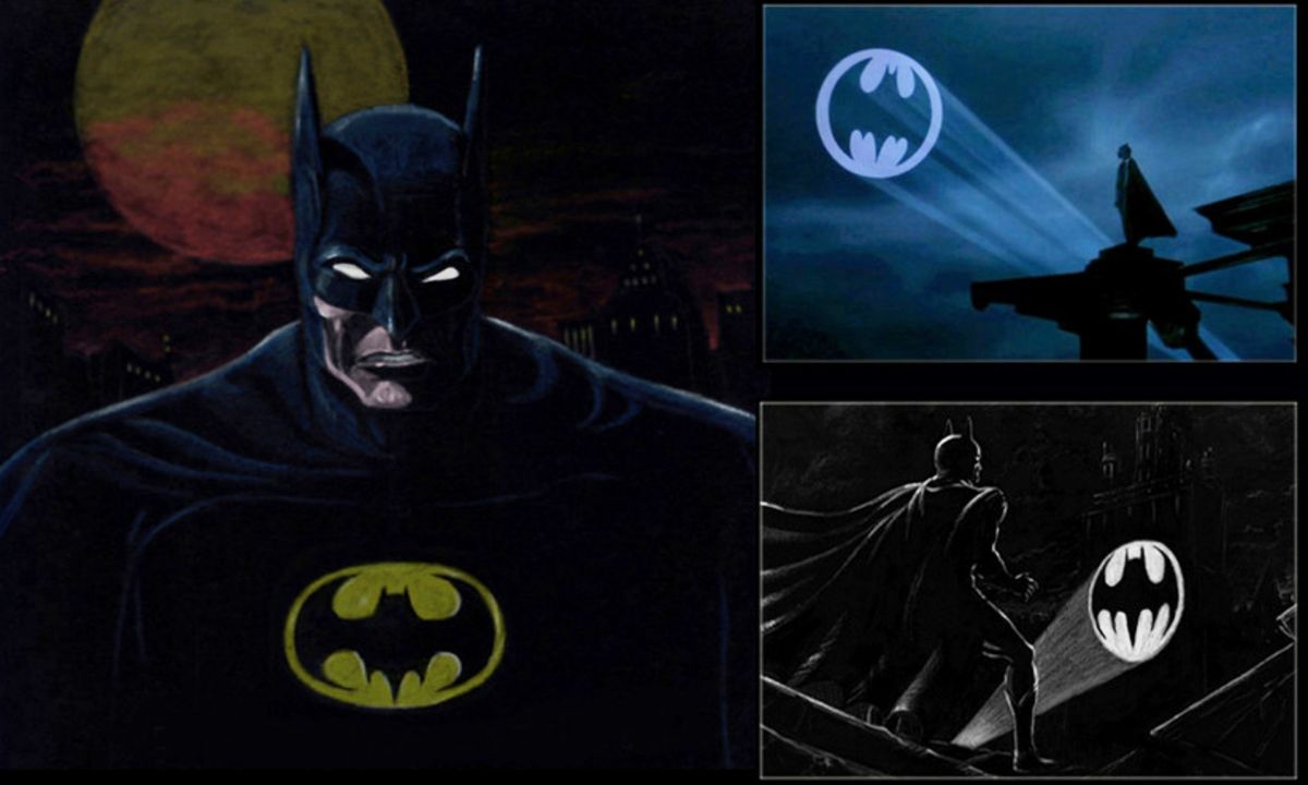 16 neuždengtų Timo Burtono Betmeno filmų koncepcinio meno kūrinių