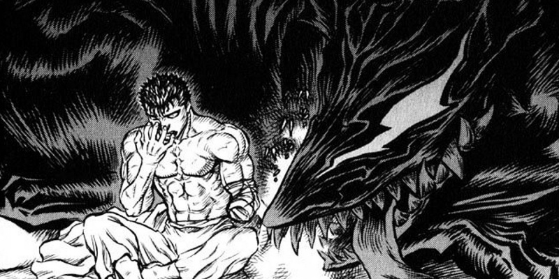   The Beast Of Darkness Tempts Guts in Berserk