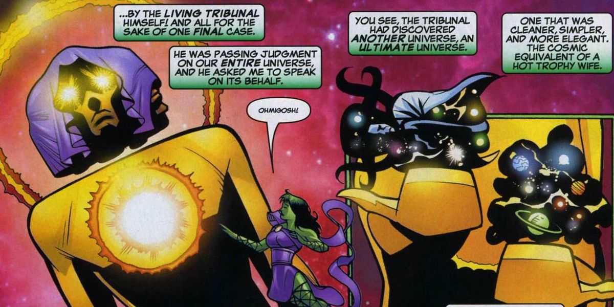 أكثر 10 لحظات عملية في لعبة Marvel Comics من The Living Tribunal