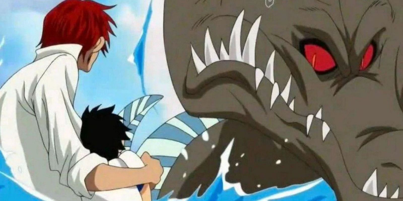   Shanks päästavad Luffy ühes tükis merekuninga käest