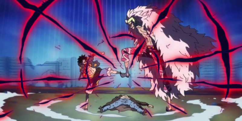   Luffy võitleb Doflamingoga – One Piece
