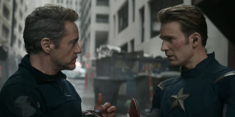   Tony Stark ir Steve Rogers pripažįsta, kad pasitiki „Avengers: Endgame“.
