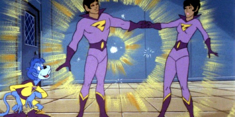   The Wonder Twins DC-st's Super Friends.