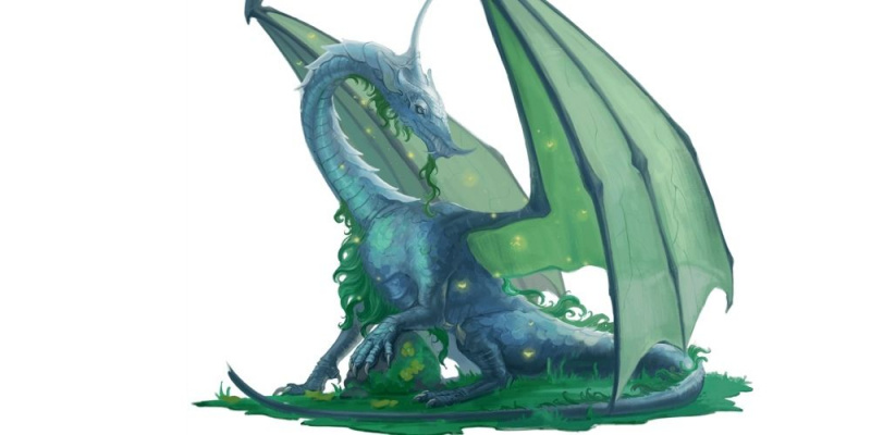   Feywild Moonstone Dragon u igri Dungeons & Dragons