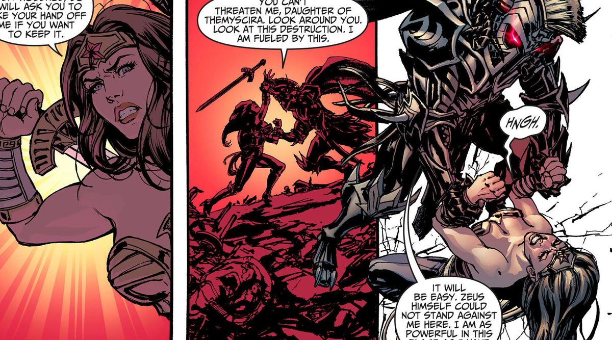 Gods of War: 15 Times Wonder Woman Fought Ares In The Comics