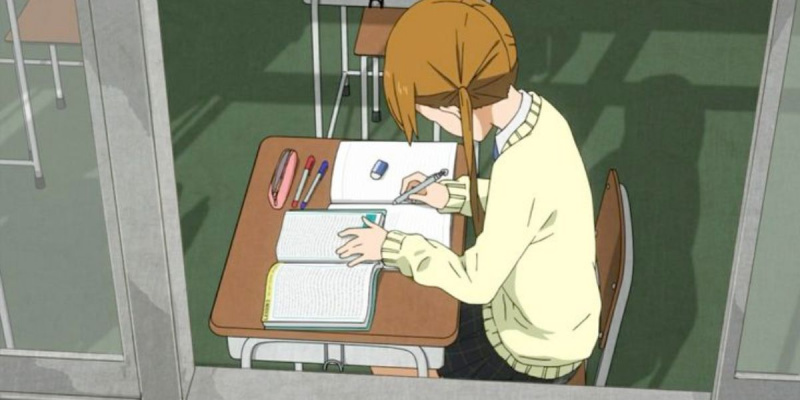   Shizuku õpib klassis (Minu väike koletis)