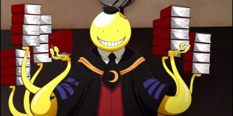   Korosensei iš Assassination Classroom.