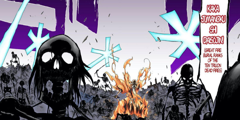 Yamamoto - Bankai - Zanka no Tachi - Bleach