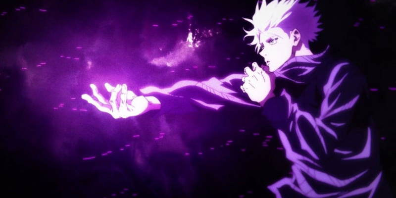   Gojo kasutab Jujutsu Kaisenis oma Hollow Purple tehnikat.