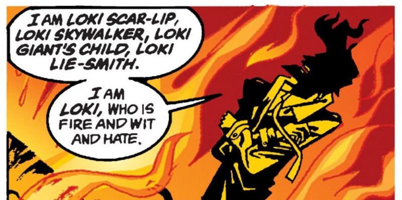   Loki tal com apareix a The Sandman